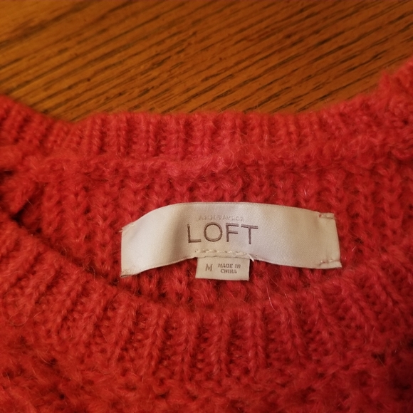 Coral LOFT Sweater - Picture 2 of 3